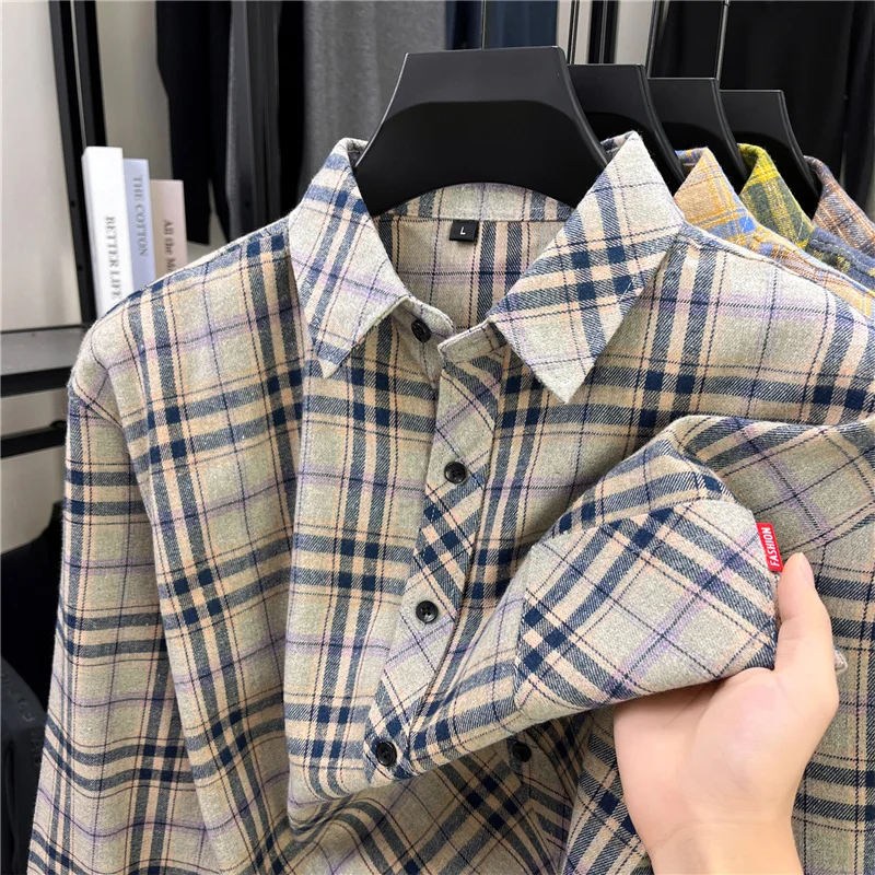 Camicie da uomo a maniche lung - Flannel Shirt Lined recensione e prezzo